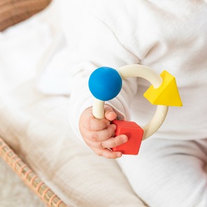 [올리앤캐롤x바우하우스] 바우하우스 링 치발기 목욕놀이 EQ개발 아기장난감